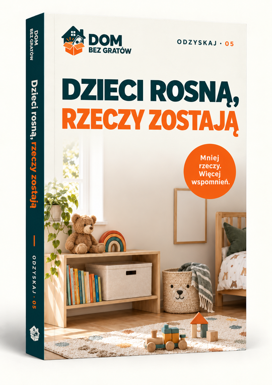 Dzieci rosną, rzeczy zostają — okładka